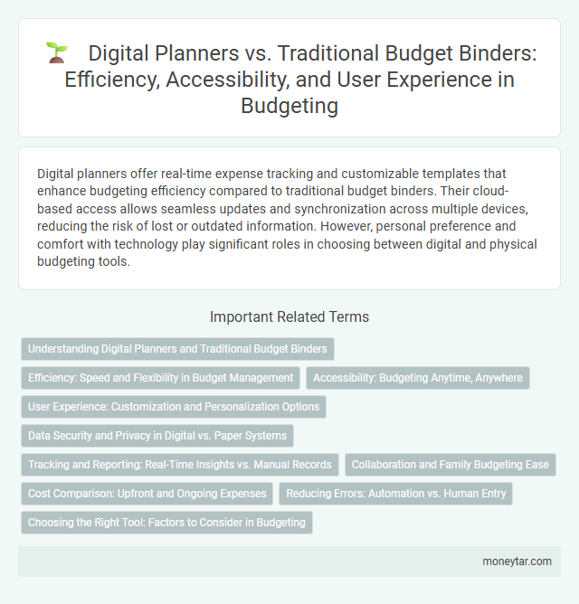 Digital Planners vs. Traditional Budget Binders: Efficiency, Accessibility, and User Experience in Budgeting
