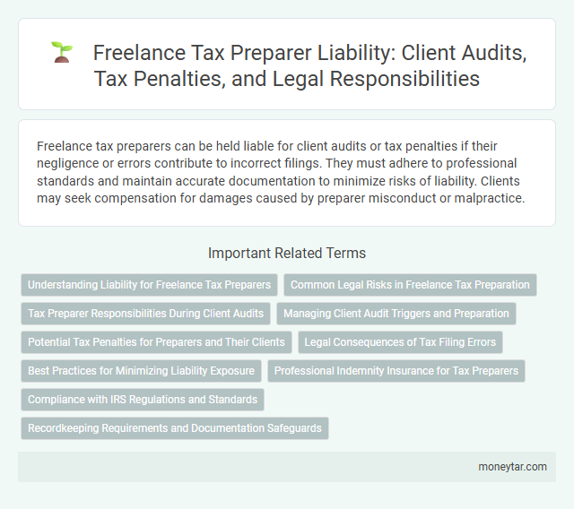 Freelance Tax Preparer Liability: Client Audits, Tax Penalties, and Legal Responsibilities