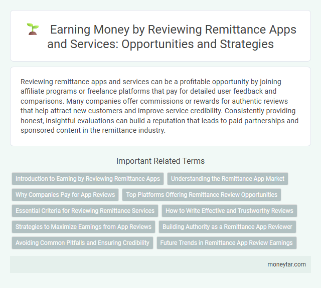 Earning Money by Reviewing Remittance Apps and Services: Opportunities and Strategies