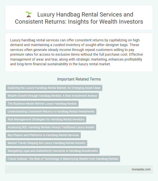 Luxury Handbag Rental Services and Consistent Returns: Insights for Wealth Investors