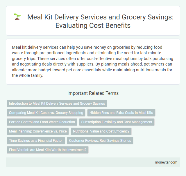 Meal Kit Delivery Services and Grocery Savings: Evaluating Cost Benefits