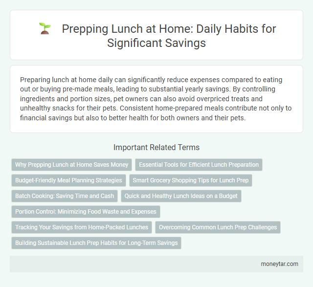 Prepping Lunch at Home: Daily Habits for Significant Savings