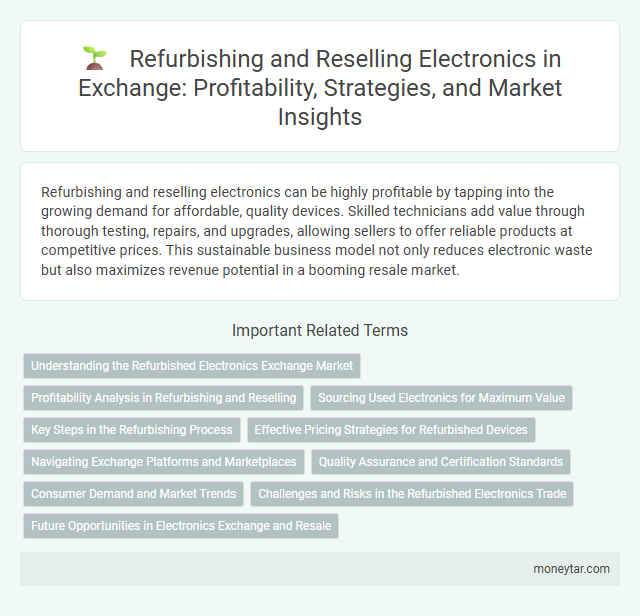 Refurbishing and Reselling Electronics in Exchange: Profitability, Strategies, and Market Insights