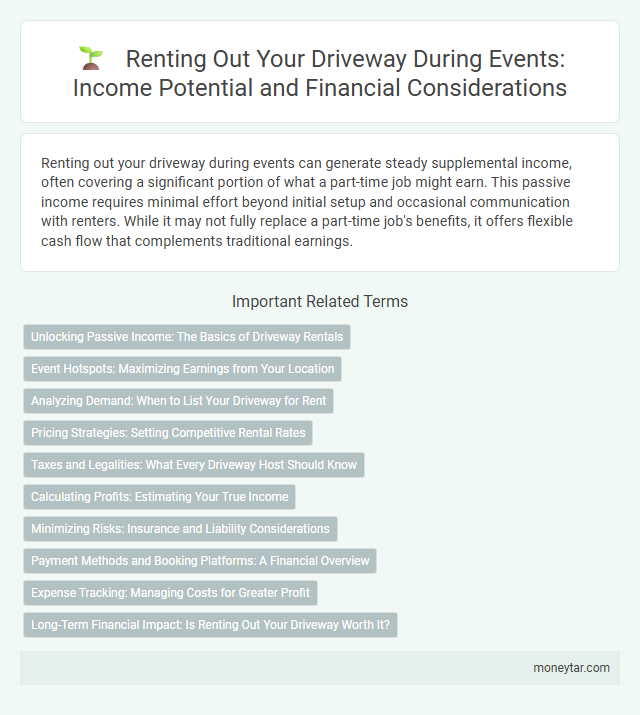 Renting Out Your Driveway During Events: Income Potential and Financial Considerations