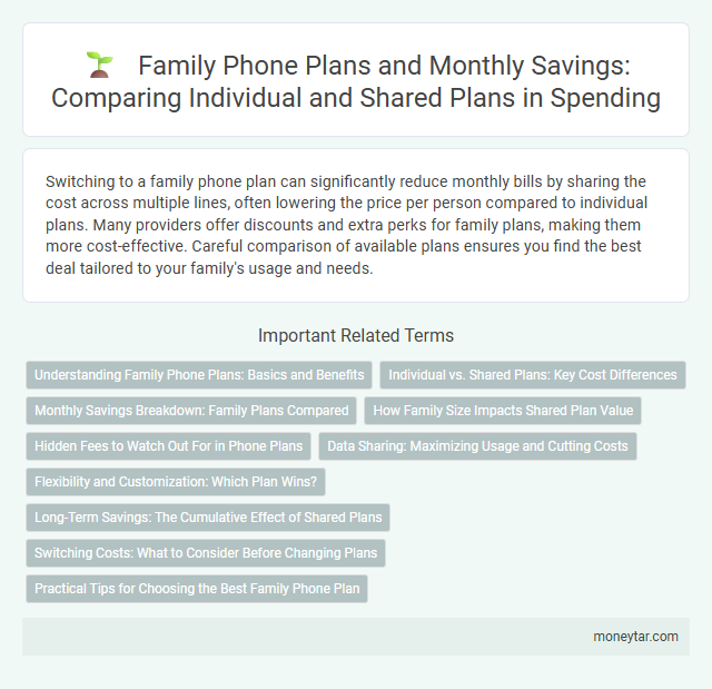 Family Phone Plans and Monthly Savings: Comparing Individual and Shared Plans in Spending