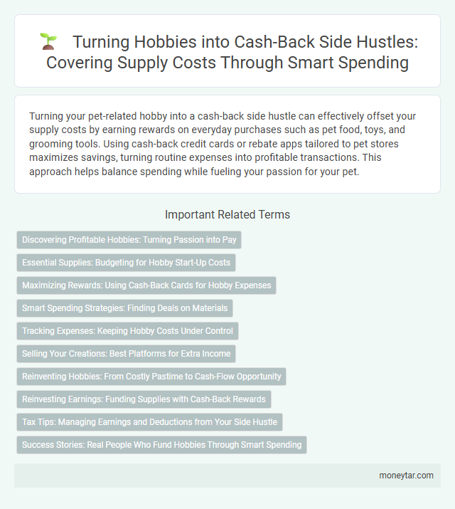 Turning Hobbies into Cash-Back Side Hustles: Covering Supply Costs Through Smart Spending