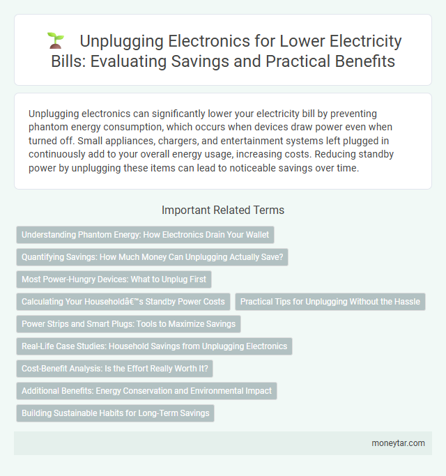 Unplugging Electronics for Lower Electricity Bills: Evaluating Savings and Practical Benefits