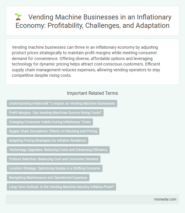 Vending Machine Businesses in an Inflationary Economy: Profitability, Challenges, and Adaptation