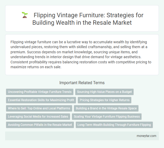 Flipping Vintage Furniture: Strategies for Building Wealth in the Resale Market