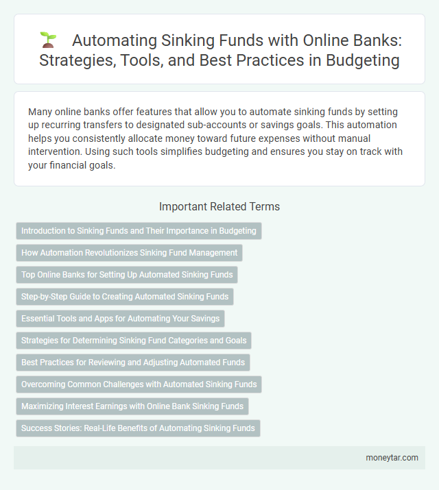 Automating Sinking Funds with Online Banks: Strategies, Tools, and Best Practices in Budgeting