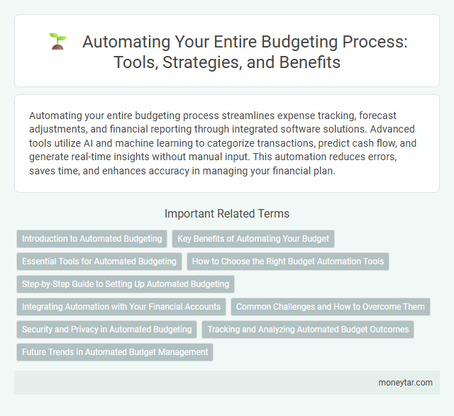 Automating Your Entire Budgeting Process: Tools, Strategies, and Benefits