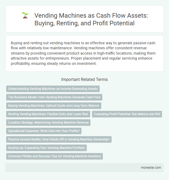 Vending Machines as Cash Flow Assets: Buying, Renting, and Profit Potential