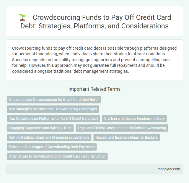 Crowdsourcing Funds to Pay Off Credit Card Debt: Strategies, Platforms, and Considerations