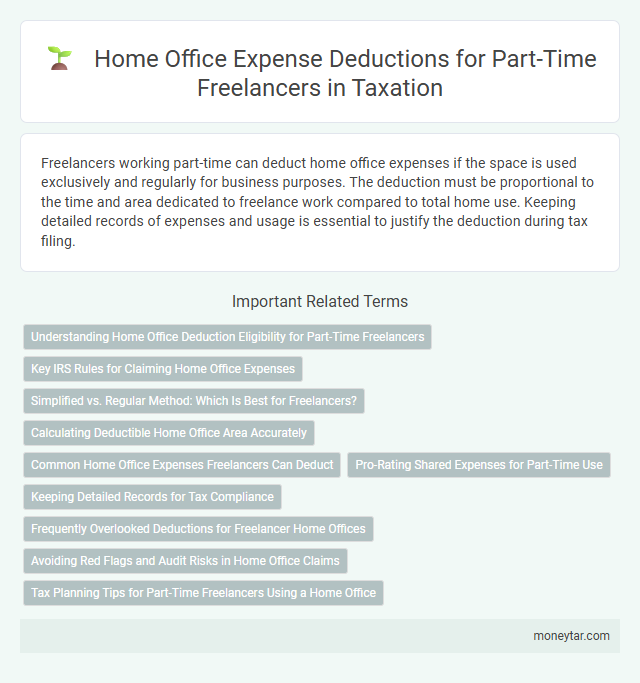 Home Office Expense Deductions for Part-Time Freelancers in Taxation