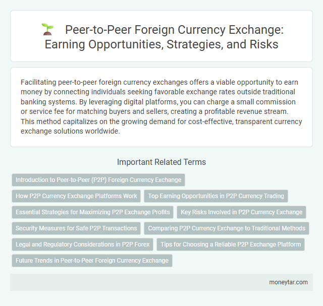 Peer-to-Peer Foreign Currency Exchange: Earning Opportunities, Strategies, and Risks