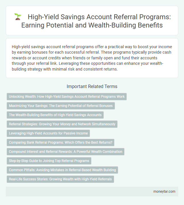 High-Yield Savings Account Referral Programs: Earning Potential and Wealth-Building Benefits