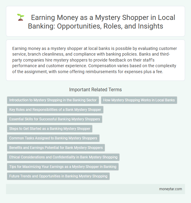 Earning Money as a Mystery Shopper in Local Banking: Opportunities, Roles, and Insights