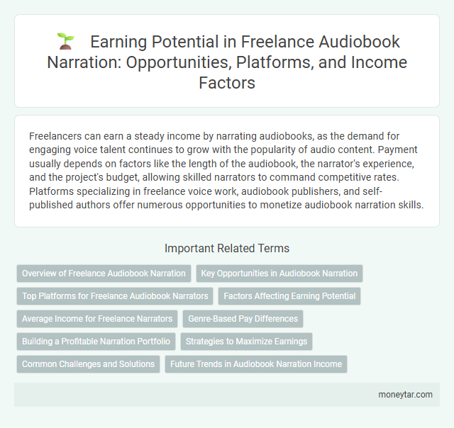 Earning Potential in Freelance Audiobook Narration: Opportunities, Platforms, and Income Factors
