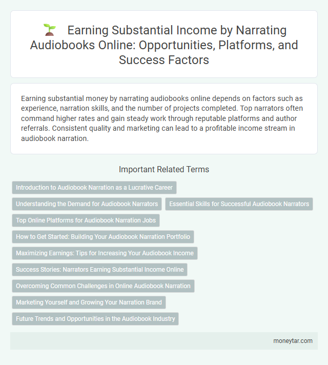 Earning Substantial Income by Narrating Audiobooks Online: Opportunities, Platforms, and Success Factors