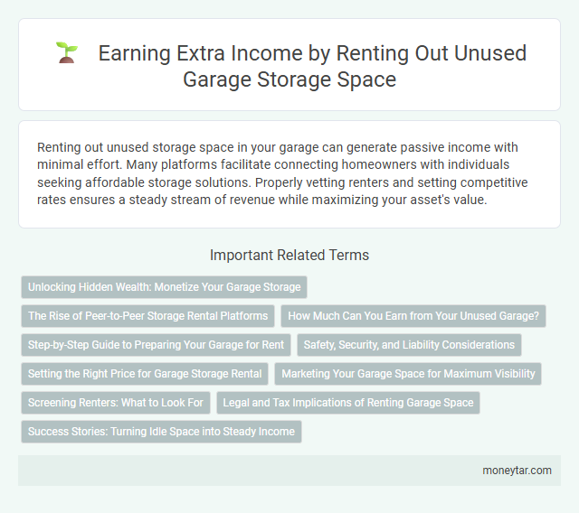 Earning Extra Income by Renting Out Unused Garage Storage Space