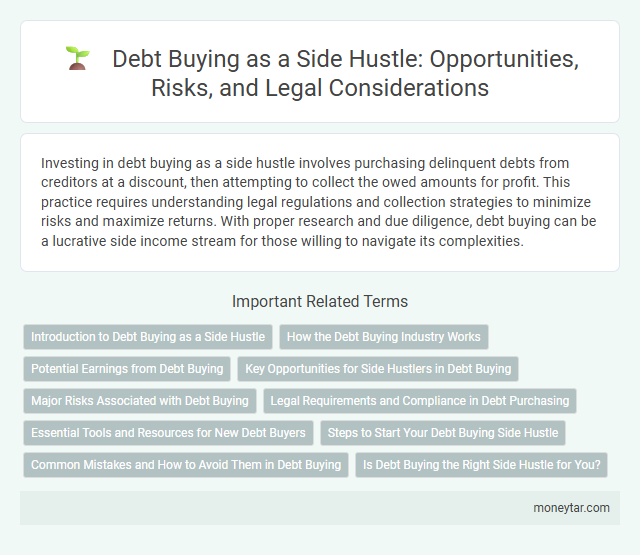 Debt Buying as a Side Hustle: Opportunities, Risks, and Legal Considerations