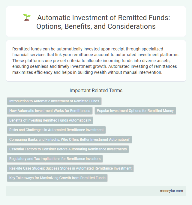 Automatic Investment of Remitted Funds: Options, Benefits, and Considerations