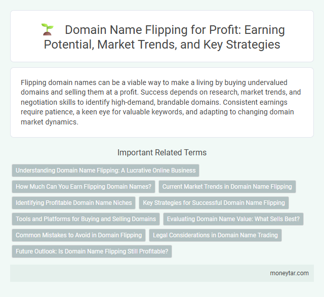 Domain Name Flipping for Profit: Earning Potential, Market Trends, and Key Strategies