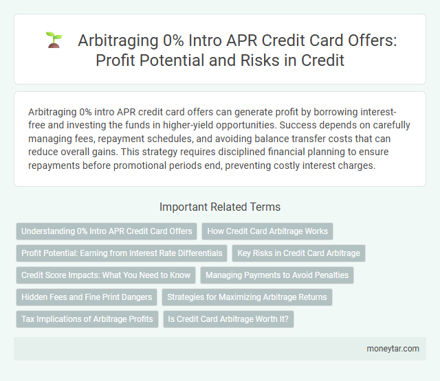 Arbitraging 0% Intro APR Credit Card Offers: Profit Potential and Risks in Credit