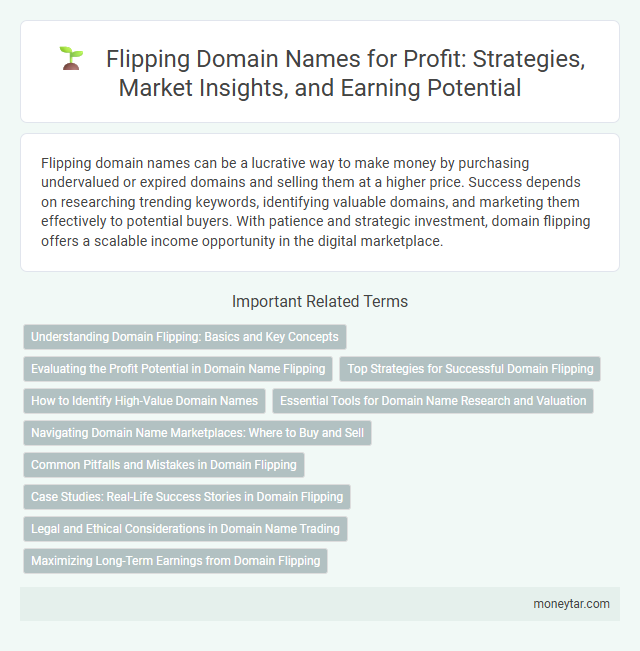 Flipping Domain Names for Profit: Strategies, Market Insights, and Earning Potential