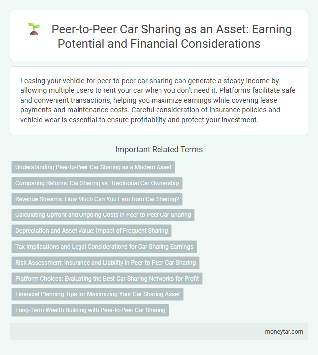 Peer-to-Peer Car Sharing as an Asset: Earning Potential and Financial Considerations