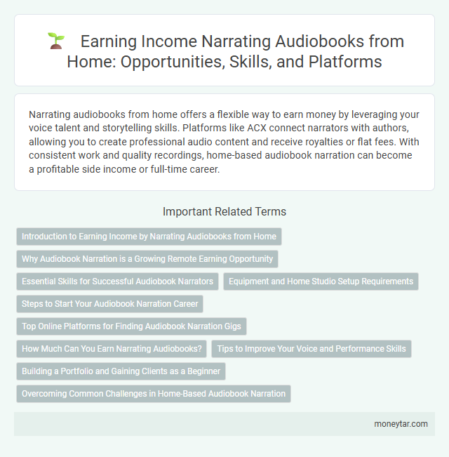 Earning Income Narrating Audiobooks from Home: Opportunities, Skills, and Platforms