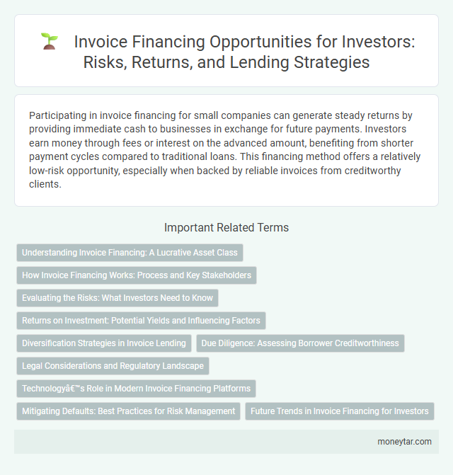 Invoice Financing Opportunities for Investors: Risks, Returns, and Lending Strategies