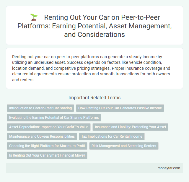Renting Out Your Car on Peer-to-Peer Platforms: Earning Potential, Asset Management, and Considerations