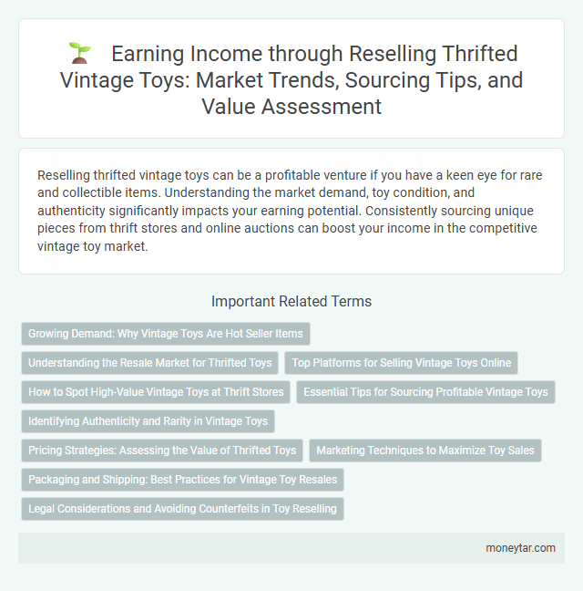 Earning Income through Reselling Thrifted Vintage Toys: Market Trends, Sourcing Tips, and Value Assessment