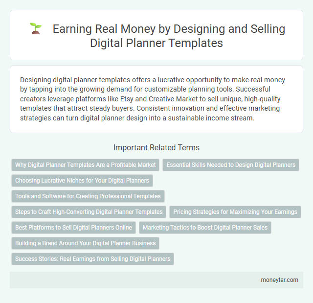 Earning Real Money by Designing and Selling Digital Planner Templates