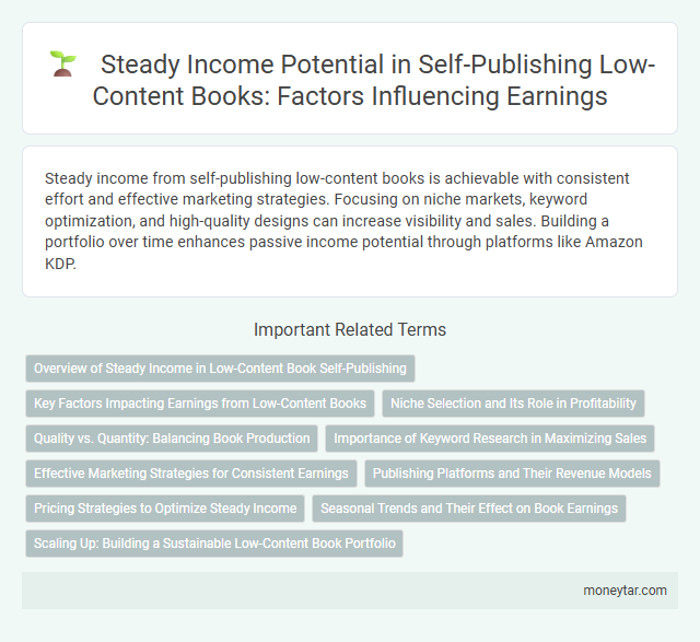 Steady Income Potential in Self-Publishing Low-Content Books: Factors Influencing Earnings