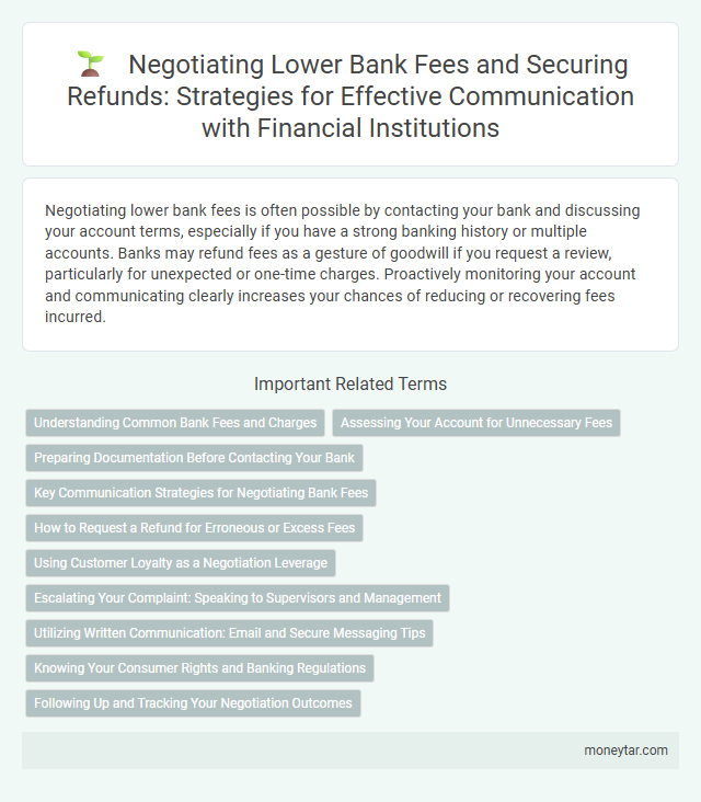 Negotiating Lower Bank Fees and Securing Refunds: Strategies for Effective Communication with Financial Institutions