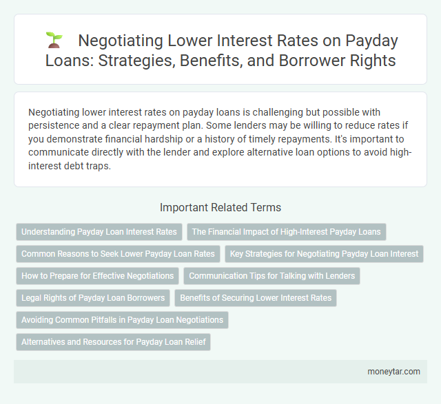 Negotiating Lower Interest Rates on Payday Loans: Strategies, Benefits, and Borrower Rights