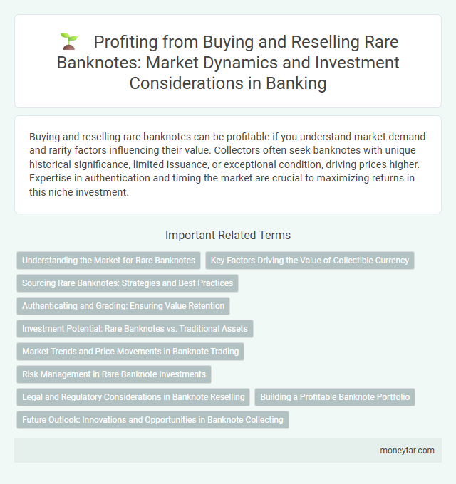 Profiting from Buying and Reselling Rare Banknotes: Market Dynamics and Investment Considerations in Banking