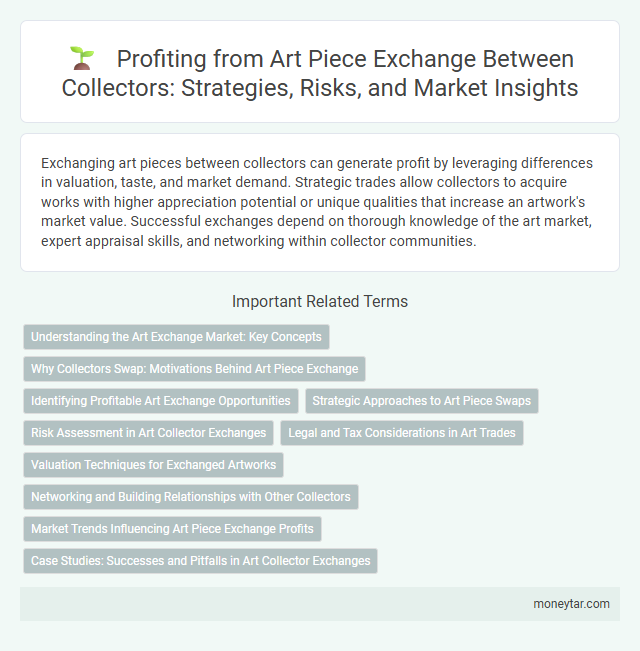 Profiting from Art Piece Exchange Between Collectors: Strategies, Risks, and Market Insights