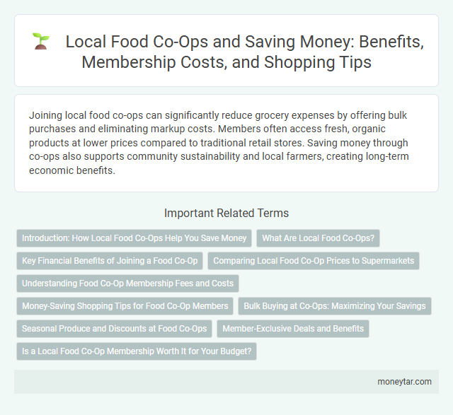 Local Food Co-Ops and Saving Money: Benefits, Membership Costs, and Shopping Tips