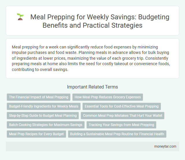 Meal Prepping for Weekly Savings: Budgeting Benefits and Practical Strategies