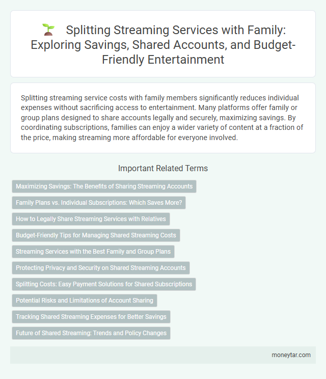 Splitting Streaming Services with Family: Exploring Savings, Shared Accounts, and Budget-Friendly Entertainment