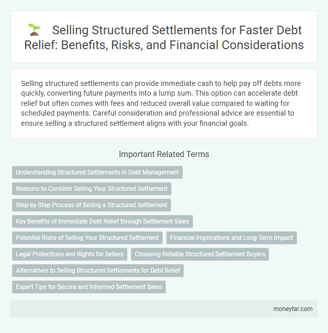 Selling Structured Settlements for Faster Debt Relief: Benefits, Risks, and Financial Considerations