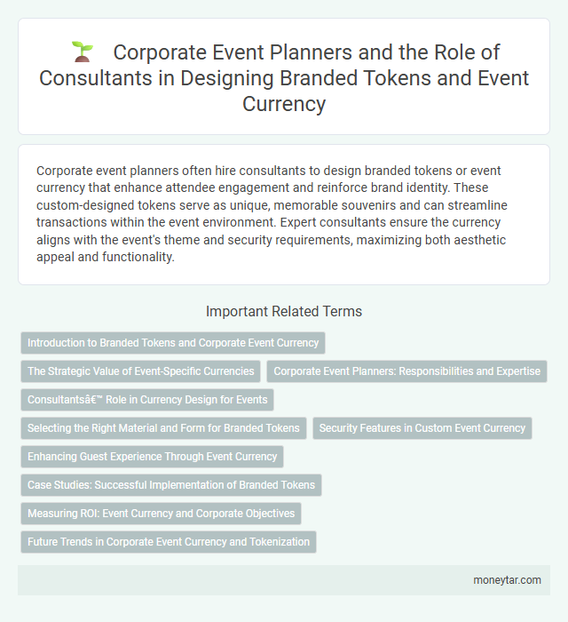Corporate Event Planners and the Role of Consultants in Designing Branded Tokens and Event Currency
