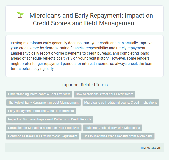 Microloans and Early Repayment: Impact on Credit Scores and Debt Management
