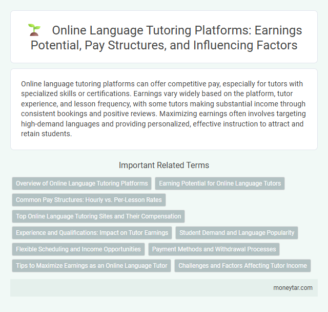 Online Language Tutoring Platforms: Earnings Potential, Pay Structures, and Influencing Factors