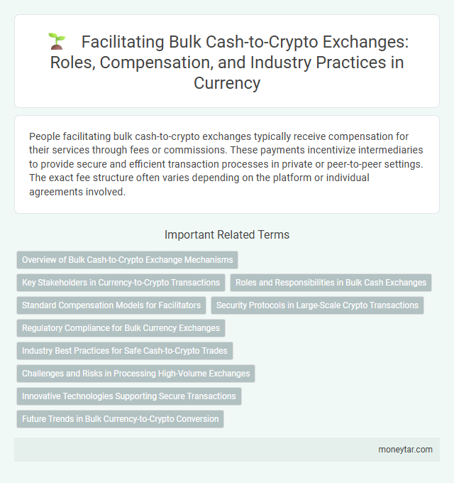 Facilitating Bulk Cash-to-Crypto Exchanges: Roles, Compensation, and Industry Practices in Currency