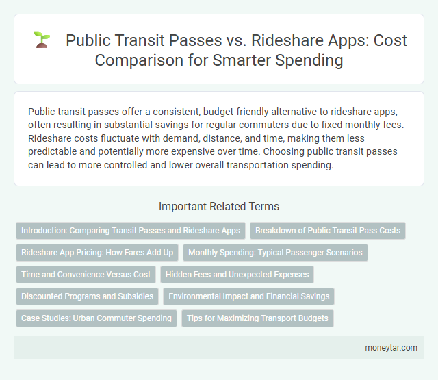 Public Transit Passes vs. Rideshare Apps: Cost Comparison for Smarter Spending