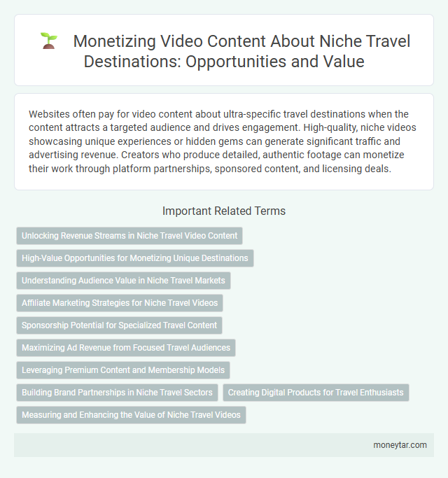 Monetizing Video Content About Niche Travel Destinations: Opportunities and Value